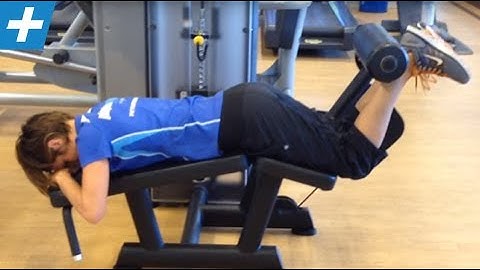 Eccentric hamstring machine curl for pelvic control and tendon strength | No.7 | Physio REHAB