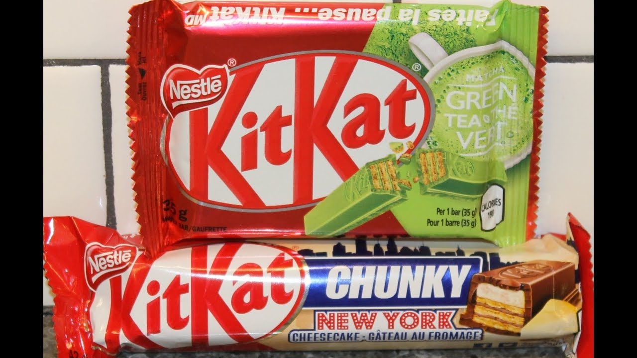 Nestle Kit Kat Green Tea And Chunky New York Cheesecake Candy Bar Review Youtube Nestle Kit Kat Green Tea And Chunky New York Cheesecake Candy Bar Review Youtube