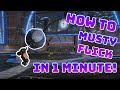 How to MUSTY FLICK in Rocket League in 1 MINUTE! // ROCKET LEAGUE QUICK TUTORIALS