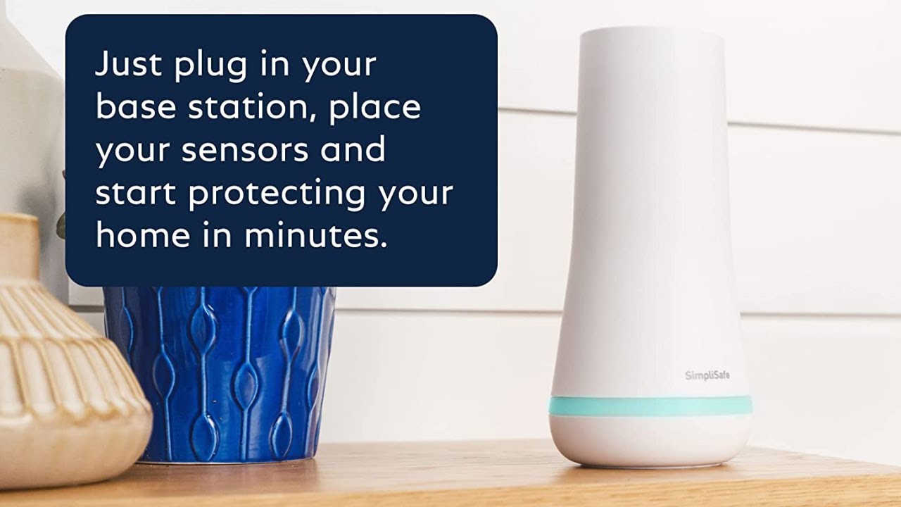 SimpliSafe 7 Piece Wireless Outdoor Camera Home Security System ...