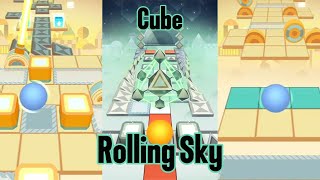 Rolling Sky - Cube 100% (Perfect Gameplay)