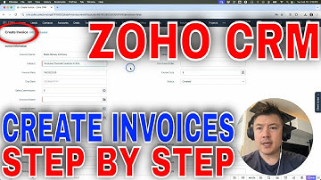 ✅ Hoe maak je een factuur in Zoho CRM 🔴