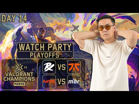Watch Party VCT Champions Paris 2025 Playoffs - PRX vs. FNC & NRG vs. MIBR - DAY 14