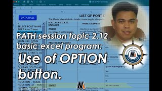 Famous PATH Session S2.12 - How to use the OPTION button in basic excel programming. Net Worth