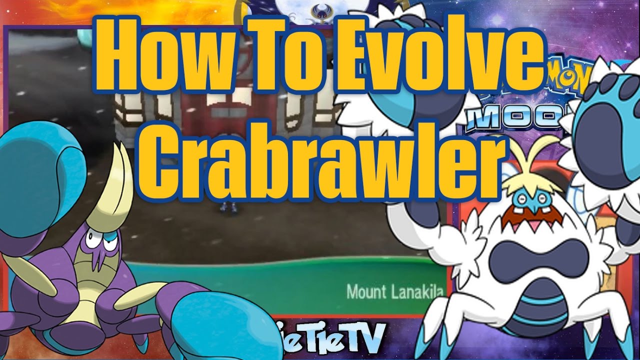 Crabrawler Evolution Chart