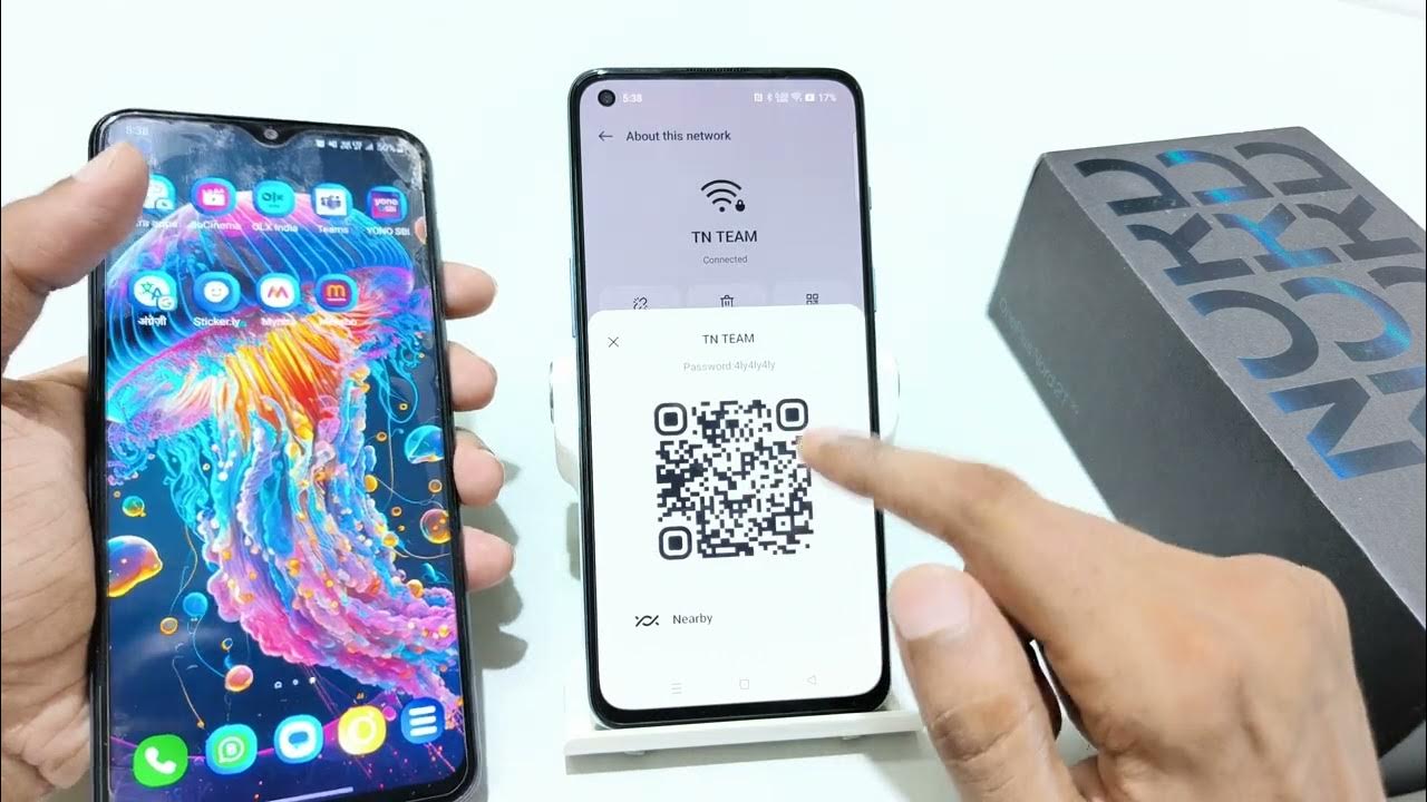 connect wifi via qr code in oneplus nord 2T oneplus nord ce 2 5g QR
