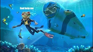 Fighting for my life in Subnautica