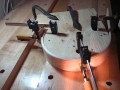 Steam bending wood for a toboggan Steam bending wood for a toboggan
