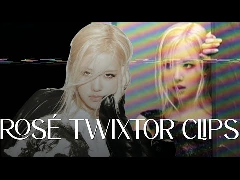 Rosé Saint Laurent Photoshoot HD Twixtor Clips