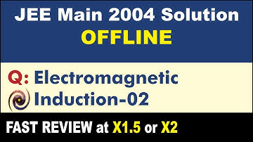 JEE Main 2004 Physics Solutions | Electromagnetic Induction-02