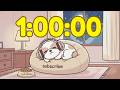 60 Minute Timer Bedtime Lofi Timer | 1 Hour Relaxing Beats to Rest 💤