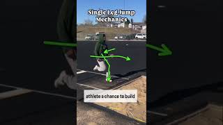 Single leg jump mechanics #jumptraining #athletics #biomechanics #plyometrics #plyometric
