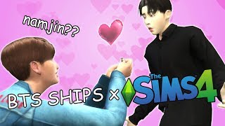 BTS IN THE SIMS 4... but the ships are real