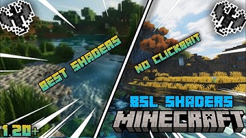 BEST BSL SHADERS FOR MCPE 1.19+ 1.20+ | MCPE & Bedrock