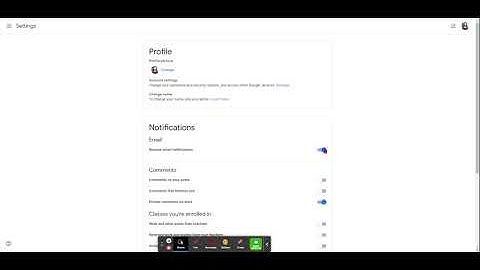 Students: Turn off Email Notifications in Google Classroom