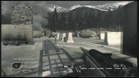 CoD4: Team Deathmatch on Countdown (M40A3)