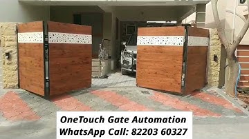 Space-Saving Bi-Folding Gate Automation System