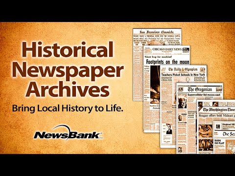 Local Historical Newspaper Archives - Overview for Public Libraries