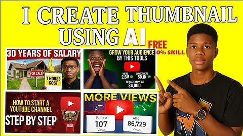 How To Create YouTube Thumbnail Using AI | Free AI Tools Tutorial for Beginners (2025)