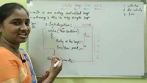 While Loop in Cpp || While Loop Statement in C++ Both in Telugu And English || Telugu Scit Tutorials