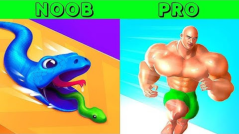 Snake Run || Muscle Rush - All Level Android, Ios Mobile Gameplay Video - New Apk Updates