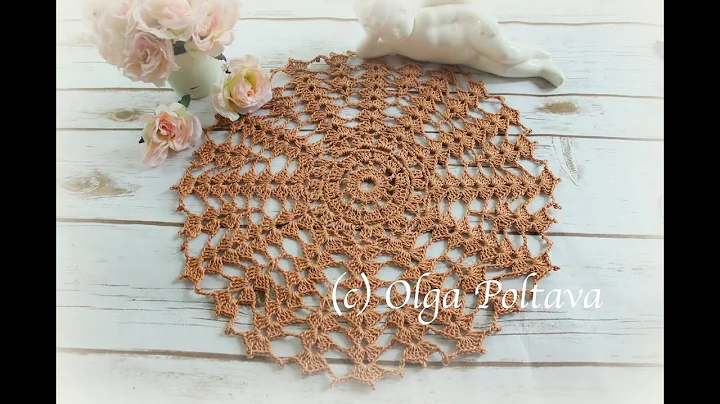 How to Crochet Simple Doily, Aunt Lydia's Cotton T...