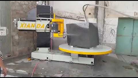 11kw 1150mm CNC Stone Cutting Machine For Marble Granite Column Cap And Base
