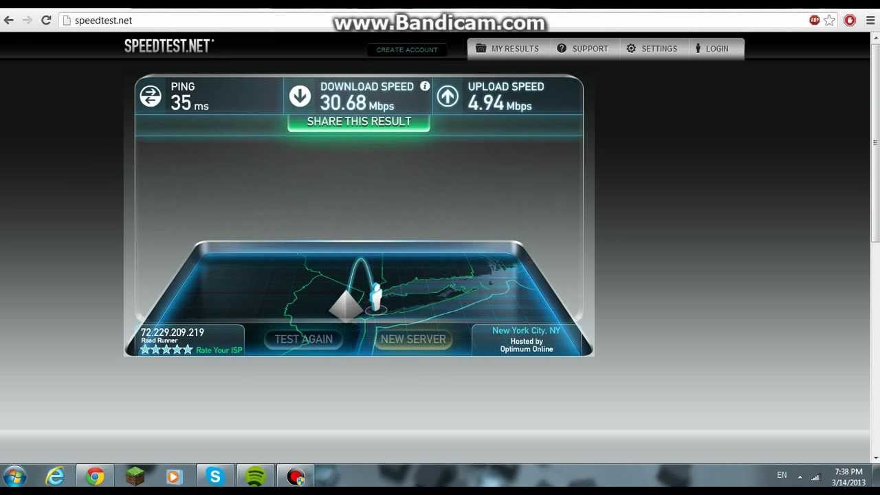 download speed test time warner