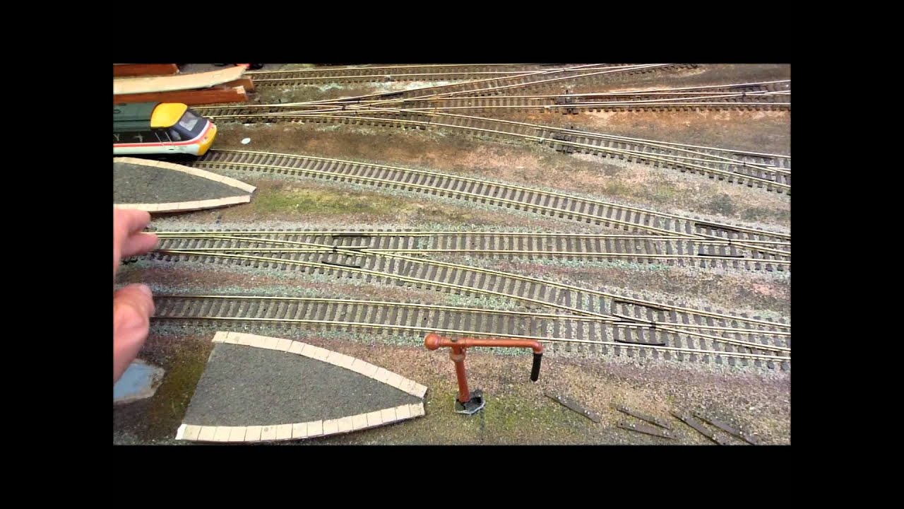 track plan 1 of DC analogue shed layout, fiddle yard and 