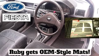 Ford Fiesta MK3 - Cheap & Cheerful OEM-Style Waffle Mats! by Usually Fixing & Tinkering 337 views 1 month ago 8 minutes, 24 seconds