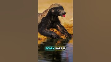 The Terrifying Honey Badger 🍯 🦡 #facts #funfacts #wildlife