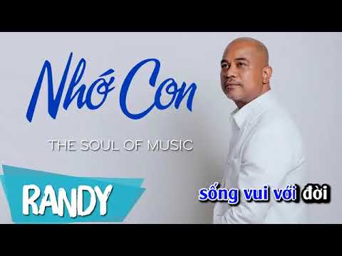 NHỚ CON   RANDY KARAOKE   YouTube