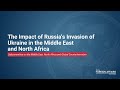 The Impact of Russia’s Invasion of Ukraine in the Middle East and North Africa
