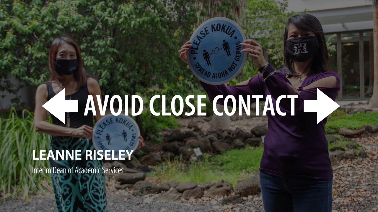 COVID-19 Message - Avoid Close Contact