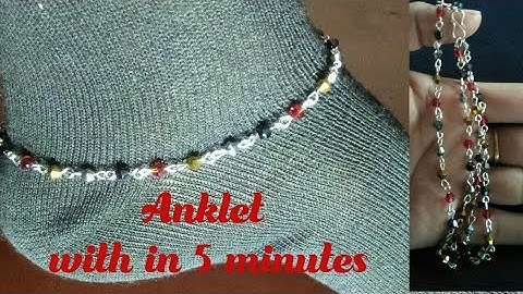 Anklet With in 5 Minutes / Afees Art and Craft