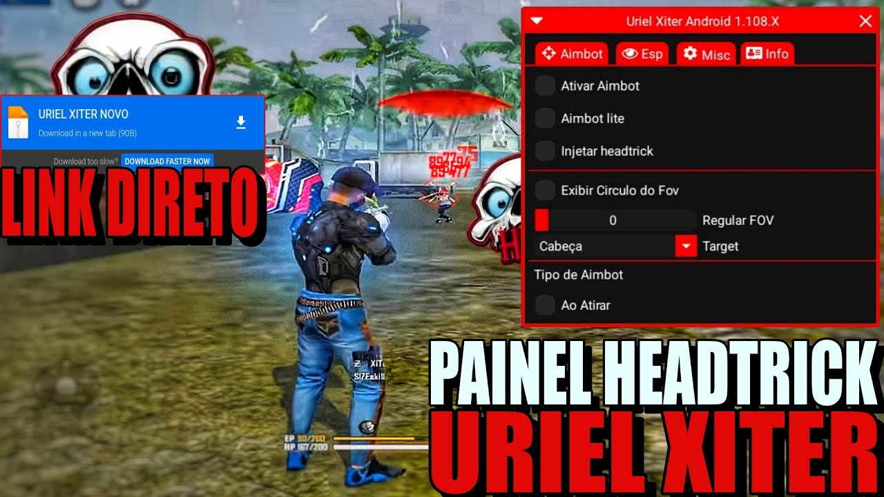 ОБНОВЛЕНО!😱 ПАНЕЛЬ FFH4X URIEL XITER - МЕНЮ МОДОВ FFH4X ИНЖЕКТОР ANT BAN - ПРЯМАЯ ССЫЛКА 😱!!