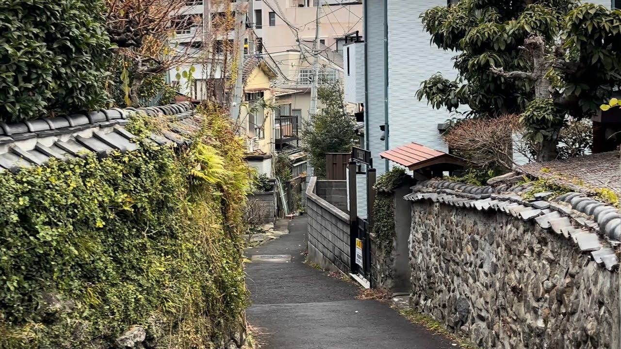 Прогулка по Тэрамачи, Нагасаки, Япония [4K HDR]