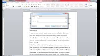 Word Processing Find and Replace