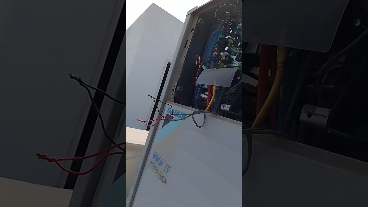 Daikin vrv ac e9-01 error problem solve and found problem control pcb