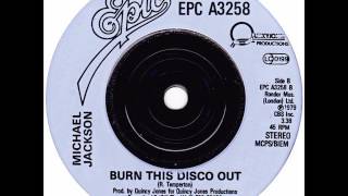 Michael Jackson - Burn This Disco Out (Acapella with Drums & Bass) written by Rod Temperton