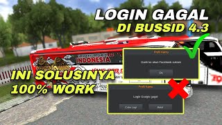 CARA MENGATASI GAGAL LOGIN BUSSID V 4.3‼️100% WORK NO RIBET