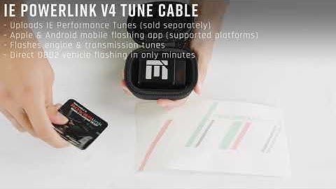 Integrated Engineering POWERlink V4 Tune Cable | With Mobile Flashing | IESOVU7