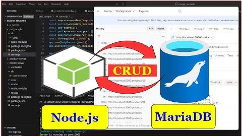 Node.js & MariaDB: Create, Read, Update and Delete