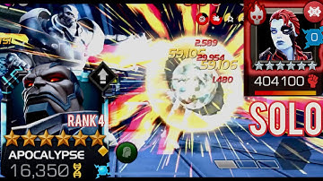 MCOC | Act 8.1.6 - APOCALYPSE SOLO vs BLACK WIDOW (SCYTALIS) | Book 2 |Kabam| contest of champions |