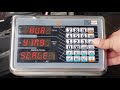 Ajuste de peso (calibración) indicador commodore para bascula electrónica