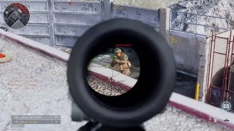 COD modern warfare - sniping double kill : VLK 3.0x optic