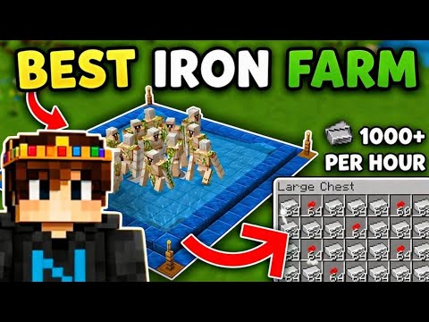 I Built the ULTIMATE Iron Farm in Minecraft Survival 😱⚙️ (Unlimited ...