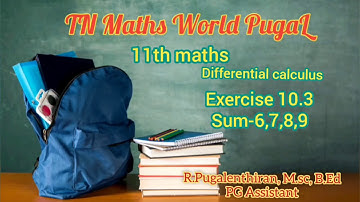 11th maths Exercise 10.3 sum -6,7,8,9