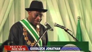 President Jonathan Confers National Honours On 313 Persons
