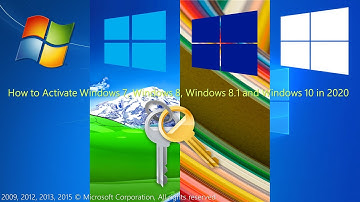 How to Activate Windows 7, Windows 8, Windows 8 1 and Windows 10 in 2020